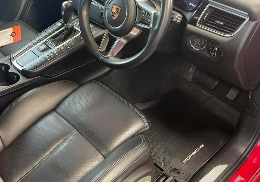 porsche interior with electric seats